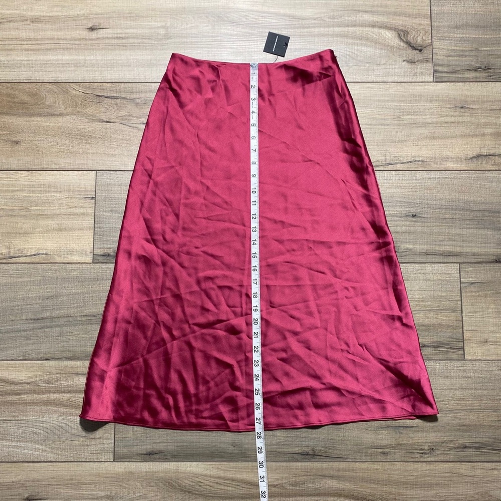 Club Monaco Women's Trycia 90s Inspired Slip Skirt Size‎ 0 Pink - Picture 4 of 14